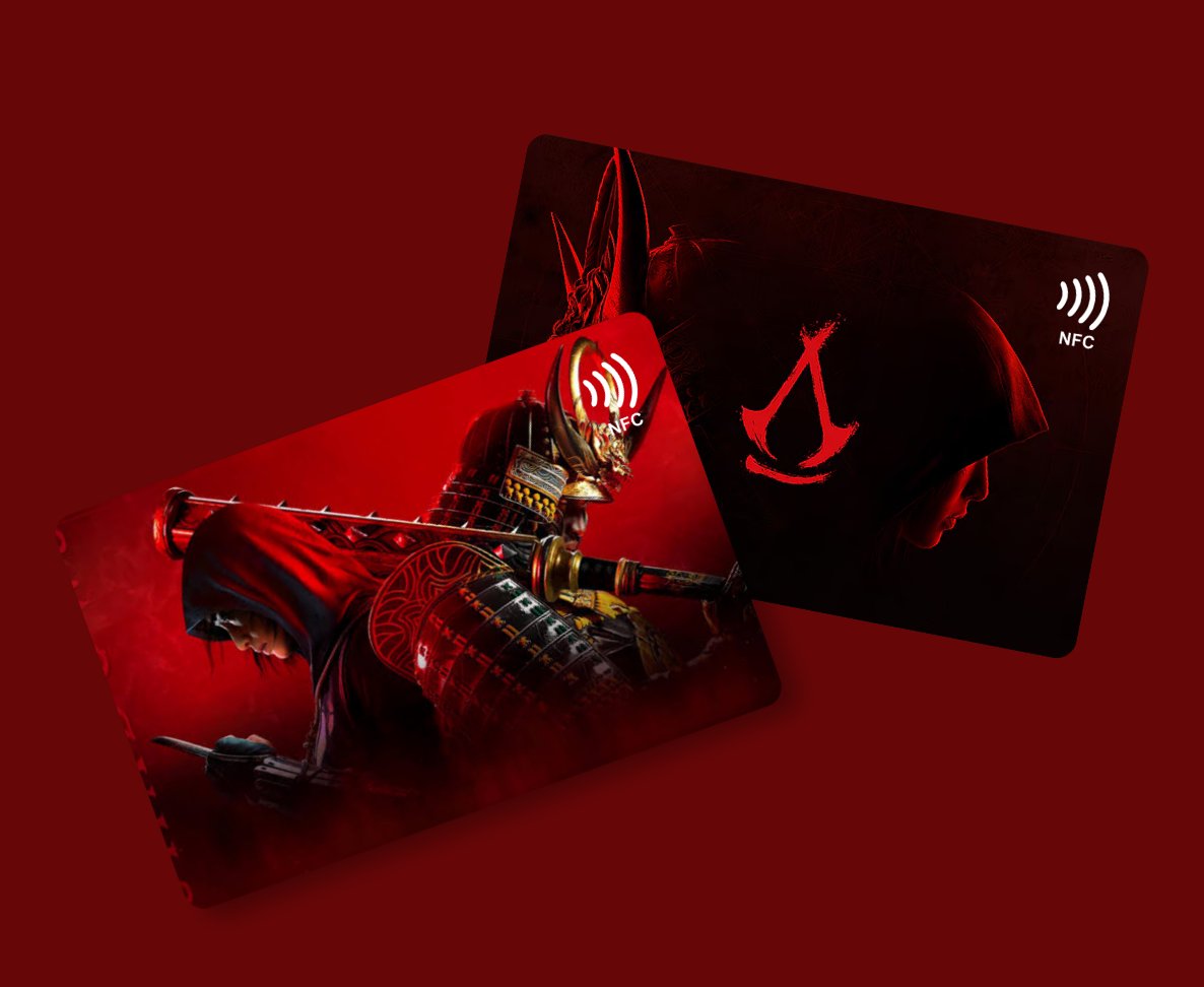 Crimson Skull custom NFC business card Sri Lanka by Zarcon