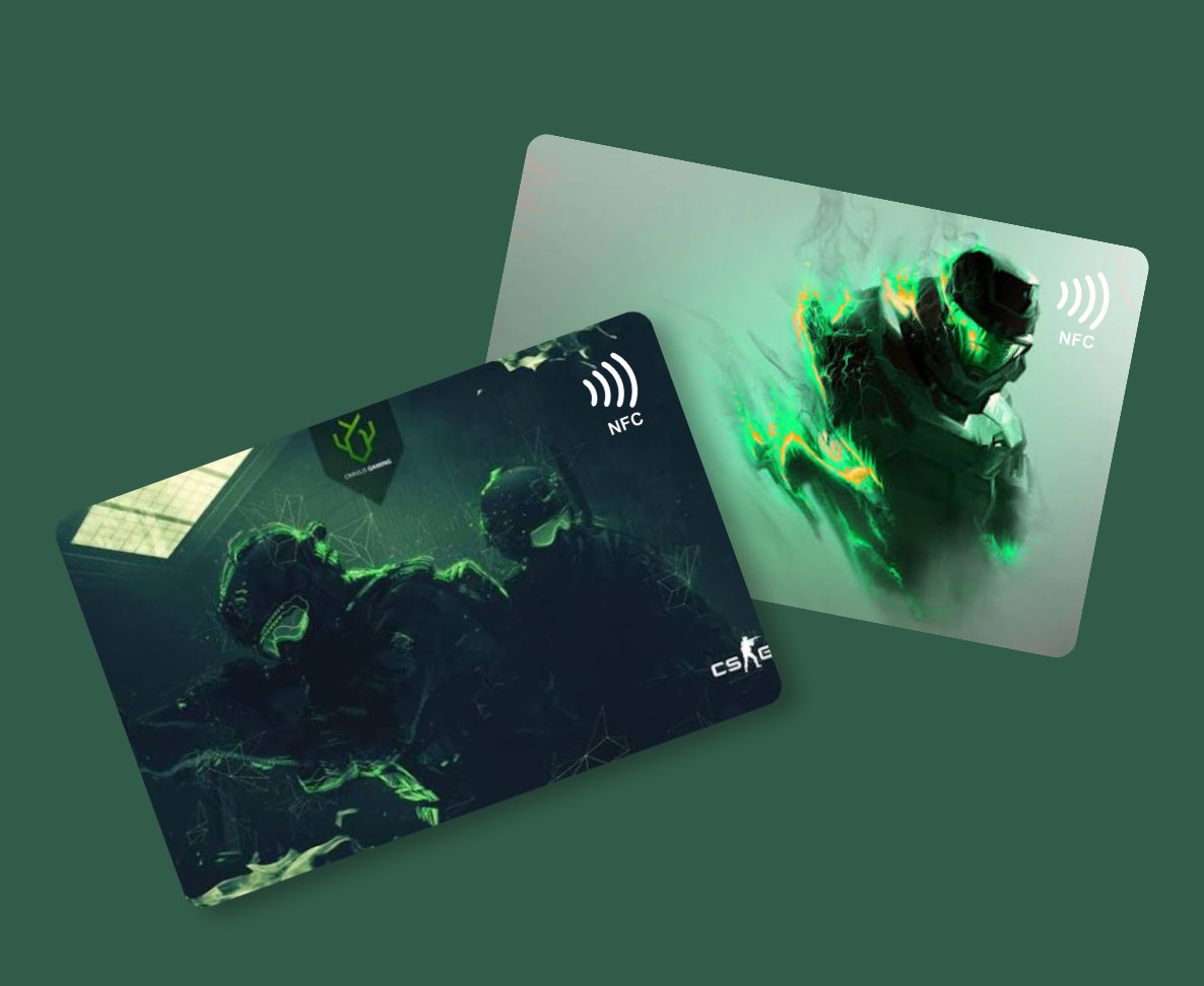 Green Reaper custom NFC business card Sri Lanka by Zarcon