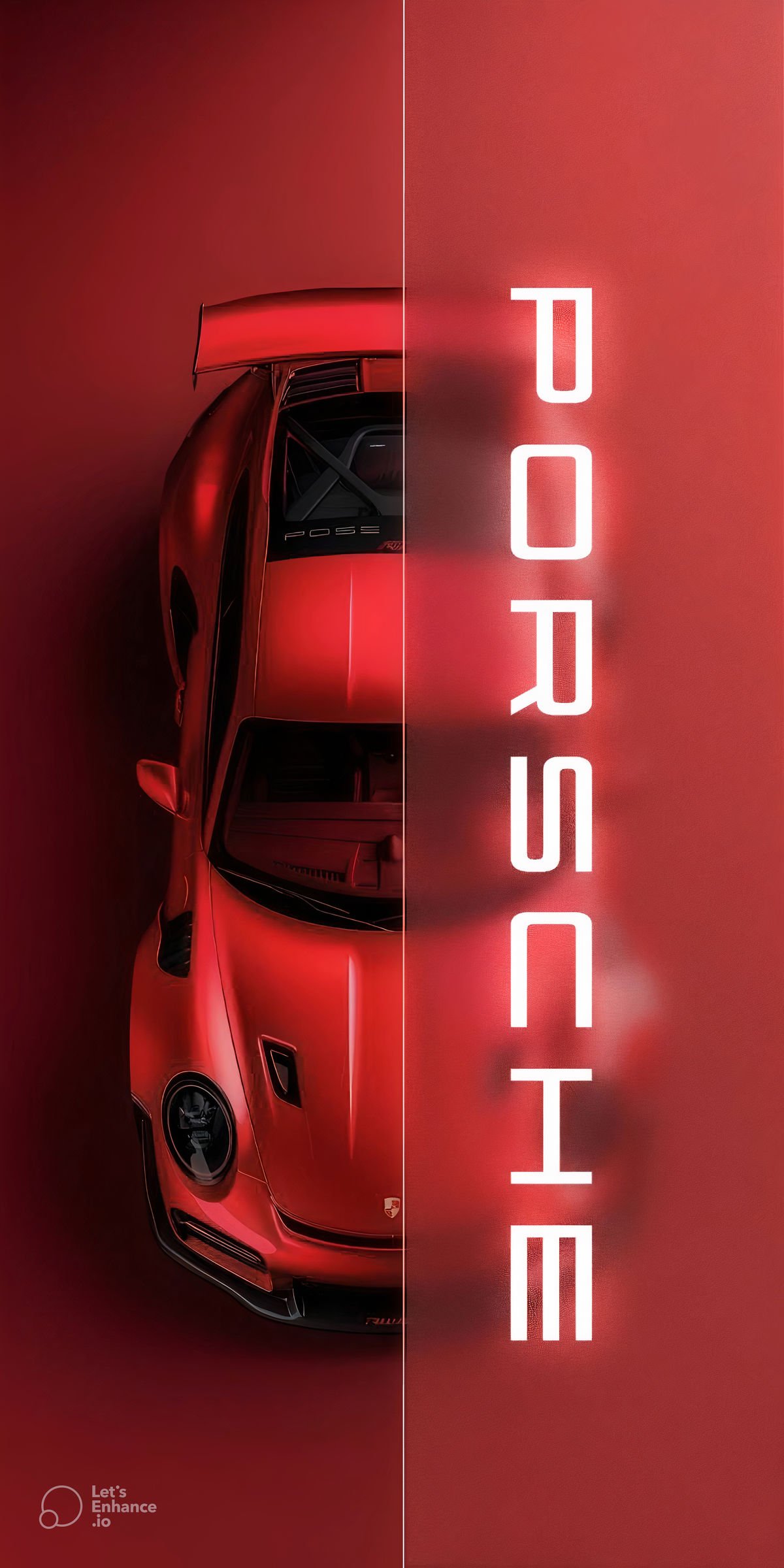 Porsche Red custom NFC business card Sri Lanka by Zarcon