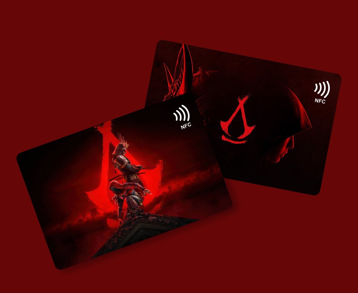 Scarlet Assassin custom NFC business card Sri Lanka by Zarcon